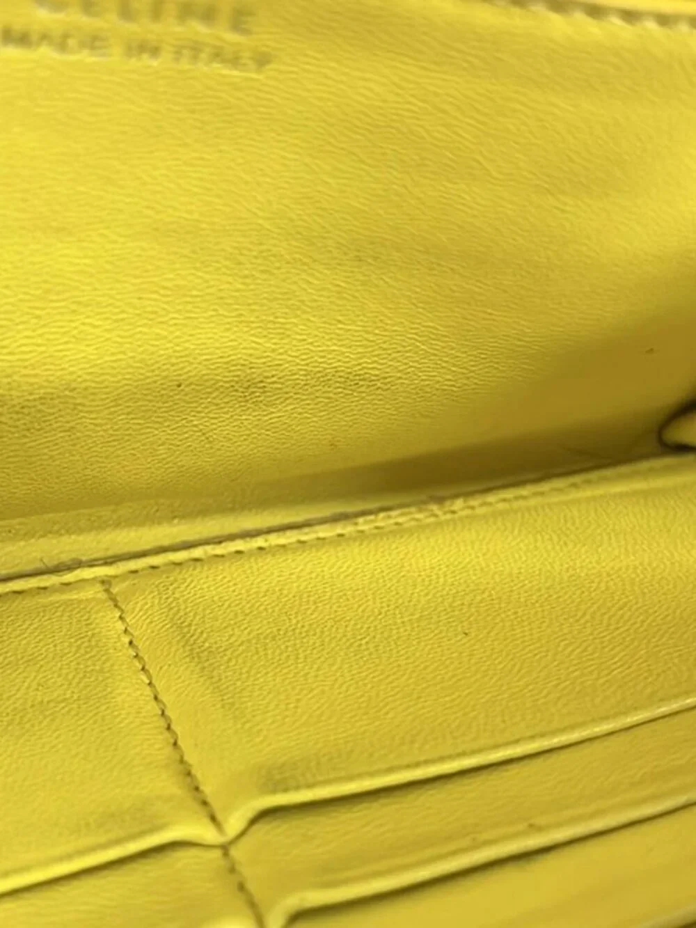 Celine Wallet Large Zipped Black Zip Around Leather - Picture 7 of 9